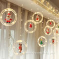 USB Merry Christmas Curtain LED String Lights